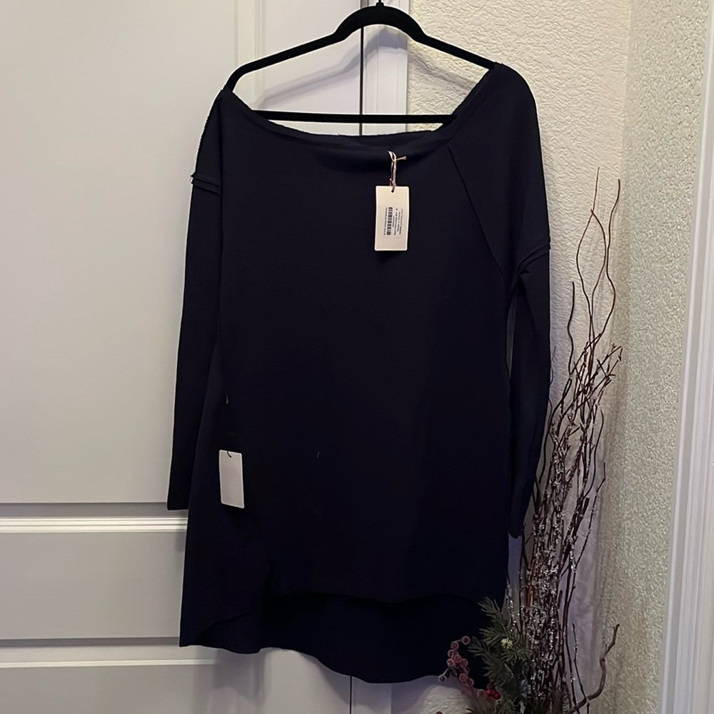 Off the shoulder tunic top